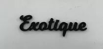 MOT PLEXI 3 MM EXOTIQUE COULEUR AU CHOIX