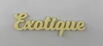 MOT PLEXI 3 MM EXOTIQUE COULEUR AU CHOIX