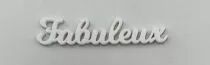 MOT PLEXI 3 MM FABULEUX COULEUR AU CHOIX