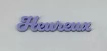 MOT PLEXI 3 MM HEUREUX COULEUR AU CHOIX