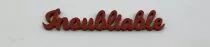 MOT PLEXI 3 MM INOUBLIABLE COULEUR AU CHOIX