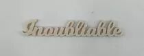 MOT PLEXI 3 MM INOUBLIABLE COULEUR AU CHOIX