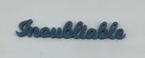 MOT PLEXI 3 MM INOUBLIABLE COULEUR AU CHOIX