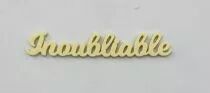 MOT PLEXI 3 MM INOUBLIABLE COULEUR AU CHOIX