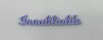 MOT PLEXI 3 MM INOUBLIABLE COULEUR AU CHOIX