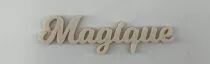 MOT PLEXI 3 MM MAGIQUE COULEUR AU CHOIX