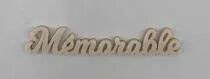 MOT PLEXI 3 MM MEMORABLE COULEUR AU CHOIX