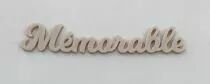 MOT PLEXI 3 MM MEMORABLE COULEUR AU CHOIX