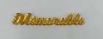 MOT PLEXI 3 MM MEMORABLE COULEUR AU CHOIX