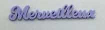 MOT PLEXI 3 MM MERVEILLEUX COULEUR AU CHOIX