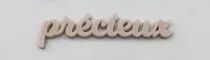 MOT PLEXI 3 MM PRECIEUX COULEUR AU CHOIX