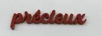MOT PLEXI 3 MM PRECIEUX COULEUR AU CHOIX