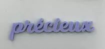 MOT PLEXI 3 MM PRECIEUX COULEUR AU CHOIX