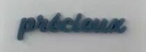 MOT PLEXI 3 MM PRECIEUX COULEUR AU CHOIX