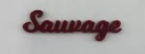 MOT PLEXI 3 MM SAUVAGE COULEUR AU CHOIX
