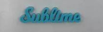 MOT PLEXI 3 MM SUBLIME COULEUR AU CHOIX