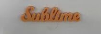 MOT PLEXI 3 MM SUBLIME COULEUR AU CHOIX