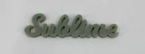 MOT PLEXI 3 MM SUBLIME COULEUR AU CHOIX