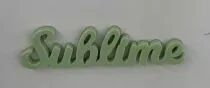 MOT PLEXI 3 MM SUBLIME COULEUR AU CHOIX