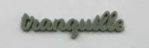 MOT PLEXI 3 MM TRANQUILLE COULEUR AU CHOIX