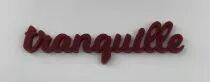 MOT PLEXI 3 MM TRANQUILLE COULEUR AU CHOIX