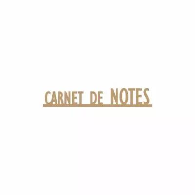 MOTS MDF 3 MM CARNET DE NOTES