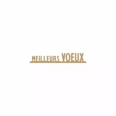 MOTS MDF 3 MM MEILLEURS VOEUX
