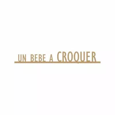 MOTS MDF 3 MM UN BEBE A CROQUER