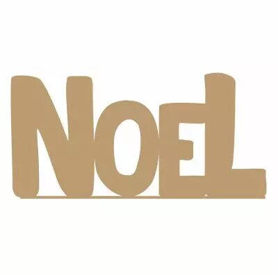 MOYEN MOT AVEC BANDE NOEL MDF 3 MM