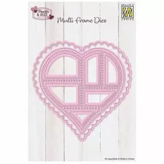 Nellie\'s Choice � Multi Functional Die Postal Stamps Heart