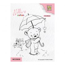 Nellie\'s Cuties Clear Stamp Christmas Umbrella
