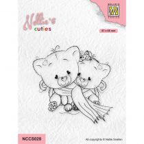 Nellie\'s Cuties Clear Stamp Cosily Under A Warm Scarf