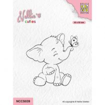 Nellie\'s Cuties Clear Stamp Elephant