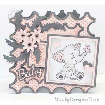 Nellie\'s Cuties Clear Stamp Elephant