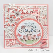 Nellie\'s Cuties Clear Stamp Little Lamb