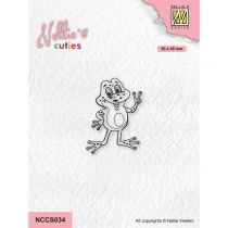 Nellie Snellen ? Nellie\'s Cuties Clear Stamp Frog-4