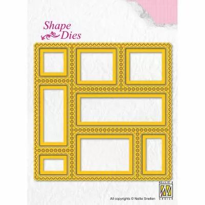 Nellie Snellen Shape Die Postal Stamps