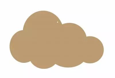  NUAGE SUSPENDU A DECORER 28X17 MDF 3 MM