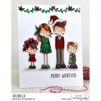 ODDBALL CHRISTMAS PARENTS RUBBER STAMPS