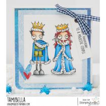 ODDBALL QUEEN AND KING RUBBER STAMPS