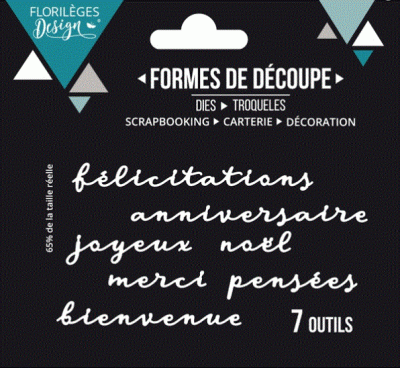 Outils de d�coupe MOTS DE CARTERIE