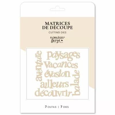 Outils de d�coupe MOTS VOYAGEURS
