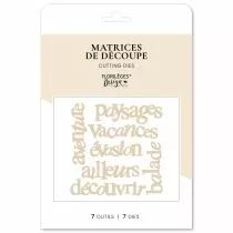 Outils de d�coupe MOTS VOYAGEURS