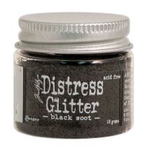 Paillettes Distress glitter - black soot