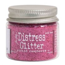 Paillettes Distress glitter - picked raspberry