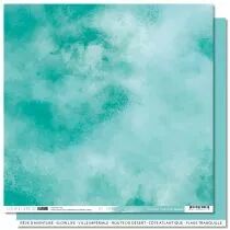 Papier  Terre & jasmin BTB 13 \ Turquoise\ 