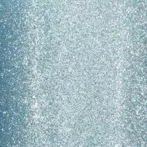 Papier Pailleté Auto-Adhésif florence 270g 30,5cm Turquoise Clair