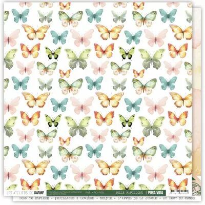 Papier Pura vida 5 \ Jolis papillons\ 