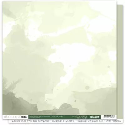 Papier Pura vida BTB 10 \ Vert clair\ 