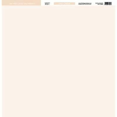 Papier uni DUO CREME